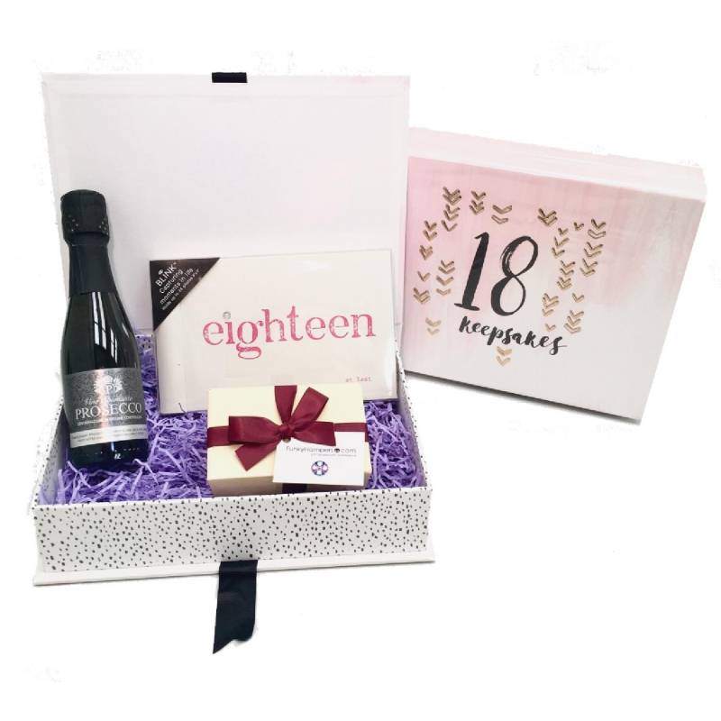 18th Birthday Prosecco Keepsakes Box