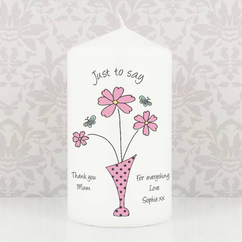 Personalised Mum Candle