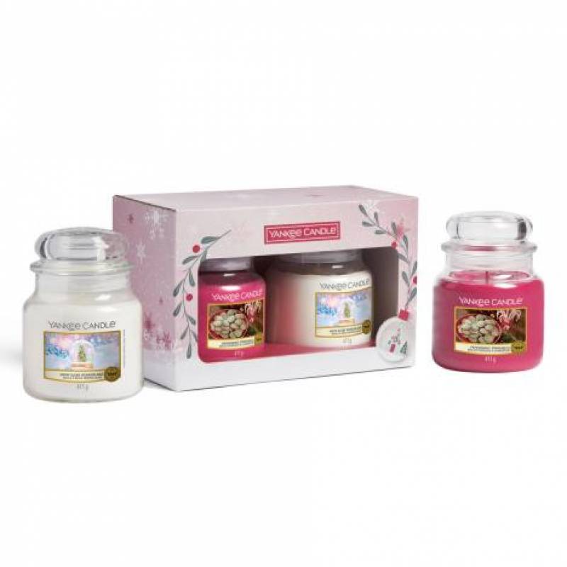 Yankee Candle 2 Medium Jars Christmas Gift Set